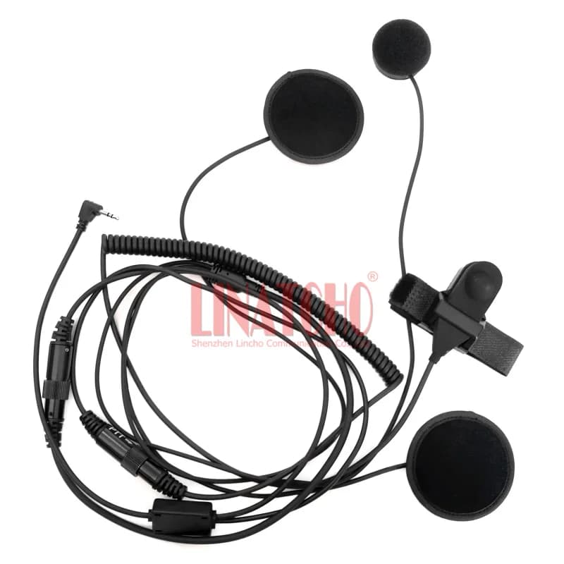 2.5mm Pin MOTO T5412 T5420 T5422 Walkie Talkie Finger PTT MIC Full Face Paraorecchie Auricolare Casco Moto Auricolare