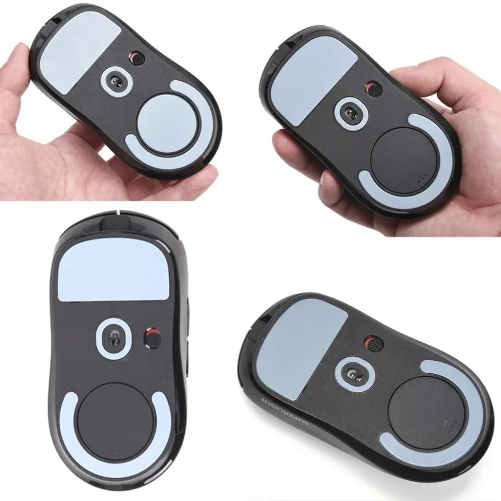 Pattini per mouse da gioco Esports Tiger ICE V2, piedini per mouse compatibili con G PRO X Superlight GPX GPW 2a generazione, colore bianco, Arc 2.0 ICE.