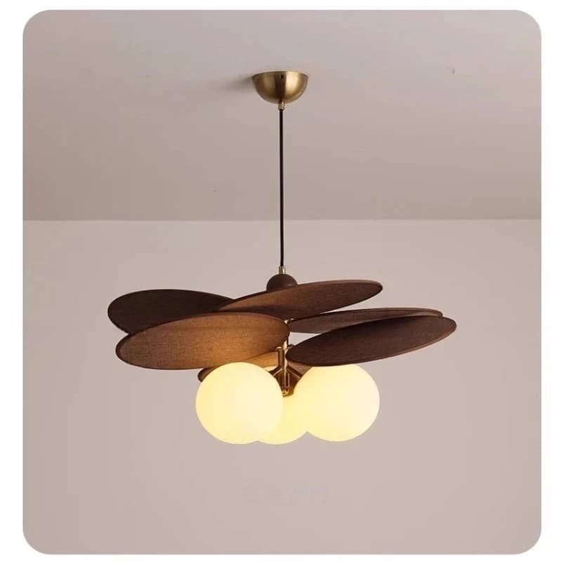 Lampadario da ristorante francese a 3 teste, tavolo da pranzo in stile Wabi Sabi, illuminazione da bar, lampadario decorativo per camera da letto in famiglia