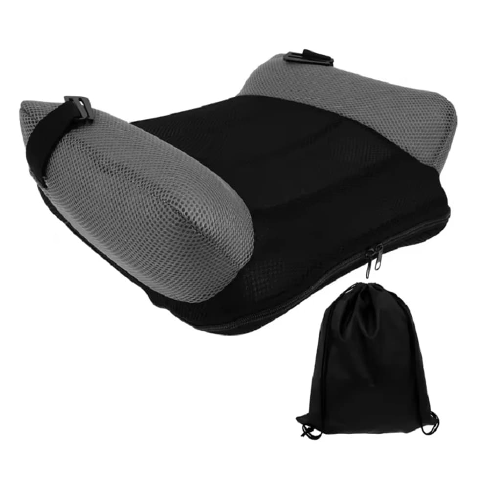 Cuscino Gonfiabile per Auto, Sedile Rialzato Comodo e Traspirante per Viaggi all'Aperto, Tappetino in PVC Portatile con Borsa per il Trasporto