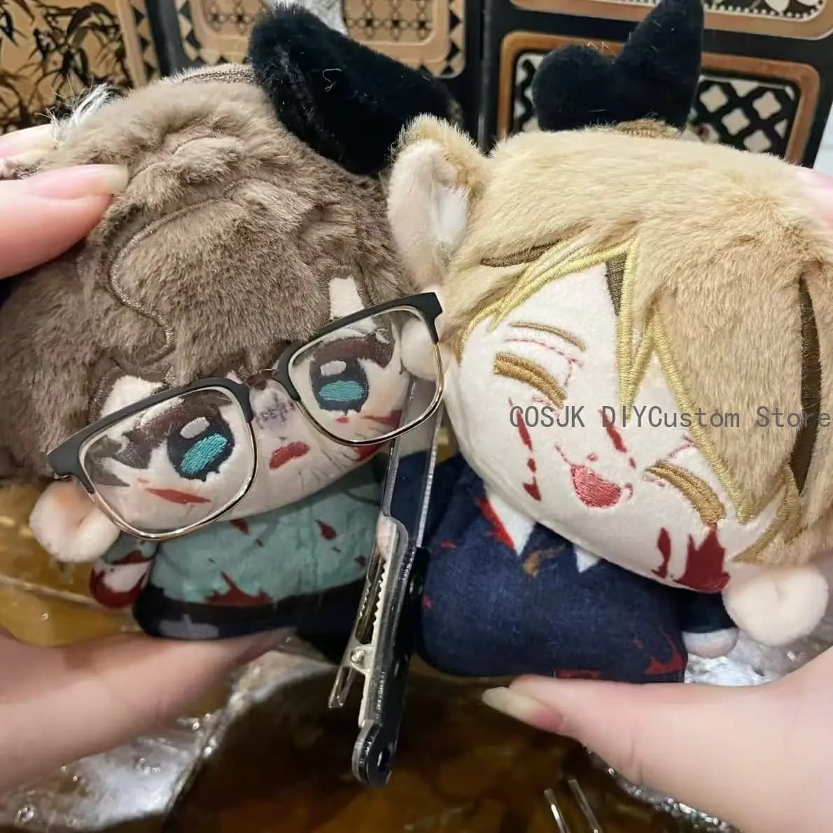 Peluche Mini da 10 cm di Hannibal Lecter e Will Graham, Personaggi Anime Cosplay, Cuscini, Ciondoli per Borsa, Mascotte, Regalo di Compleanno