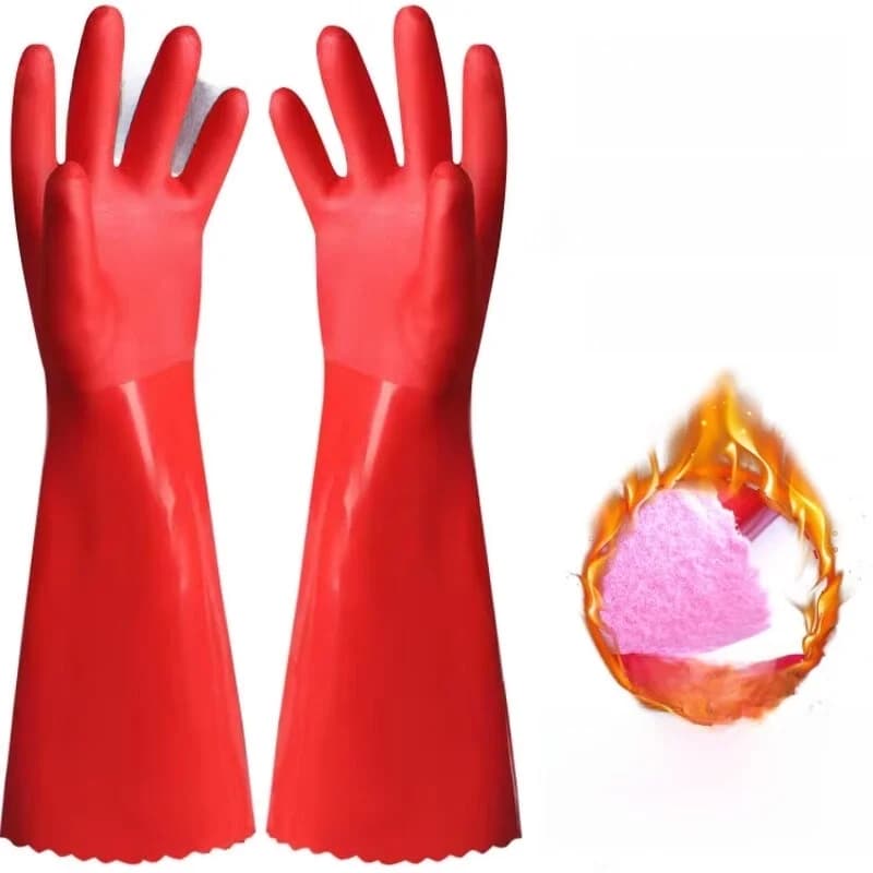 Guanti in lattice di gomma Thiened Fce, impermeabili, resistenti, per la pulizia domestica, per uomini e donne, multifunzionali