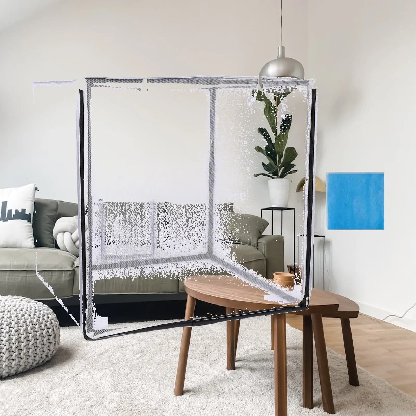 Painting Station Spray Booth Oxford PVC Easy Setup Portable Tent with Net Curtain for Hobby Projects