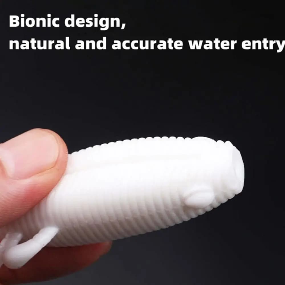 8.5cm Size Soft Lure Bait 14g Weight Super Silicone Fishing Tackle Crank Hook 5Pcs Set Black Fish Bait Black Fish Fishing
