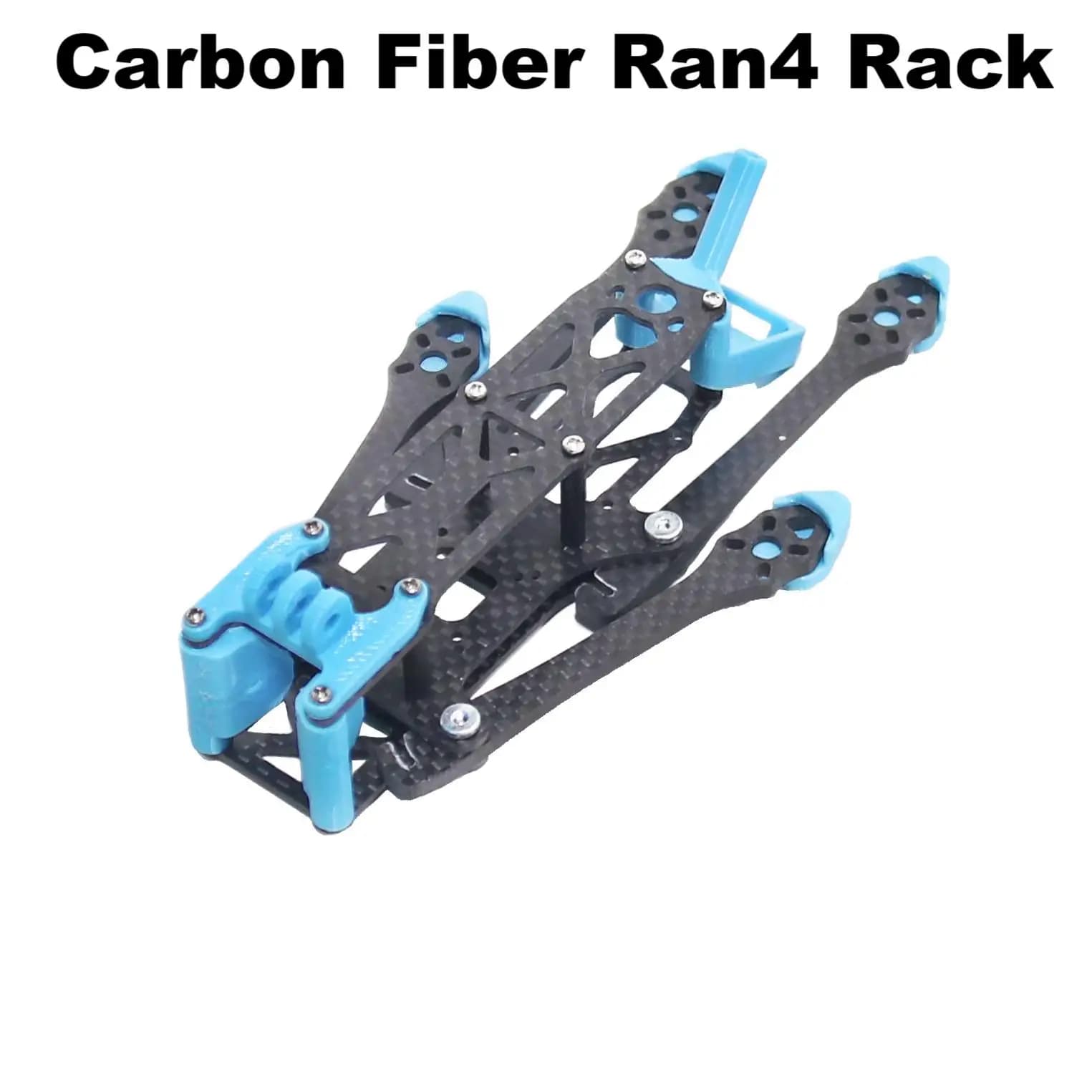 B-CUBE Ran4 Kit Telaio Drone FPV 4 Pollici in Fibra di Carbonio per Gare Quadricottero con Controllo di Volo INAV Beatflight F722 F745 Ardupilot