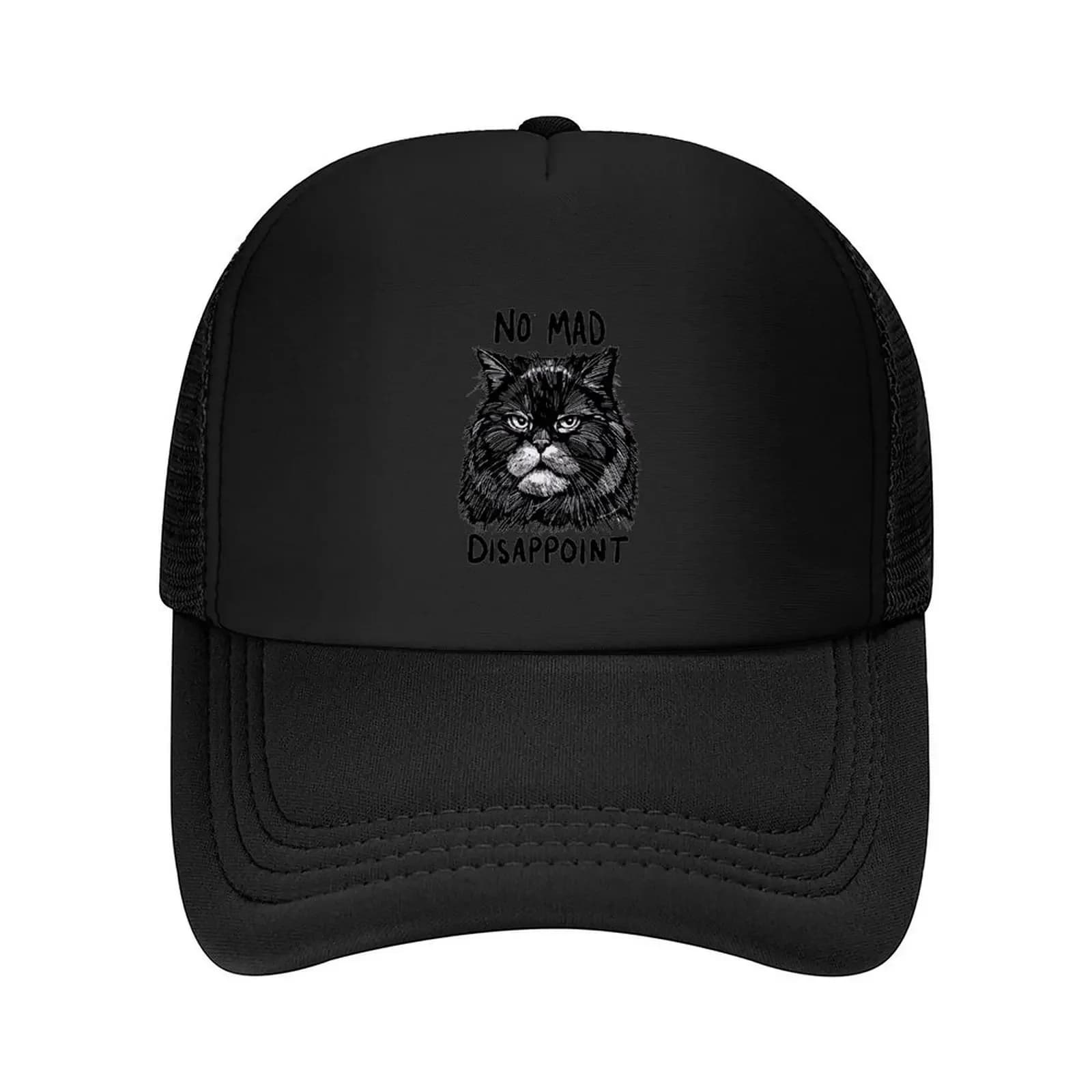Nuovo Cappello da Baseball No Mad, Disappoint, Cappello Militare, Cappello da Sole da Uomo, Cappello Wild Ball nero, Cappello da Golf da Uomo, da Donna