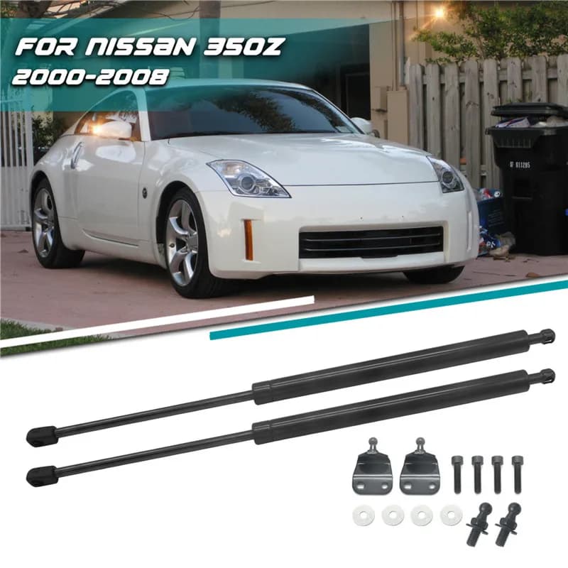 2 Pz/set Tronco Gas Ascensore Supporta Asta Puntoni Per Nissan 350Z 35th 2003 2004 2005 2006 2007 2008 2009 Accessori Auto