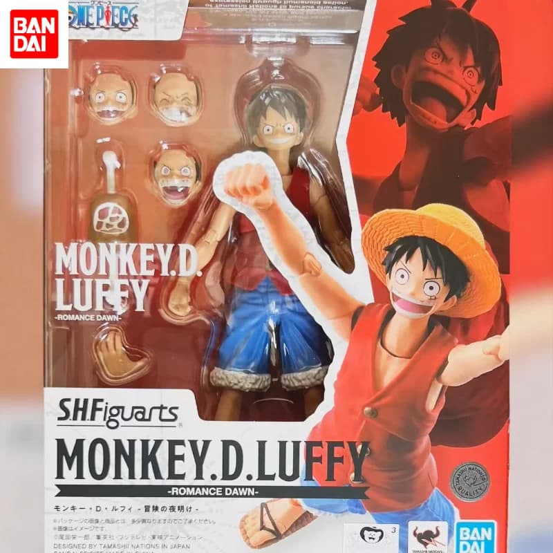 Bandai SHF One Piece Luffy Dawn of Adventure Action Figure Modellino da Collezione, Disponibile, Spedizione Entro 24 Ore
