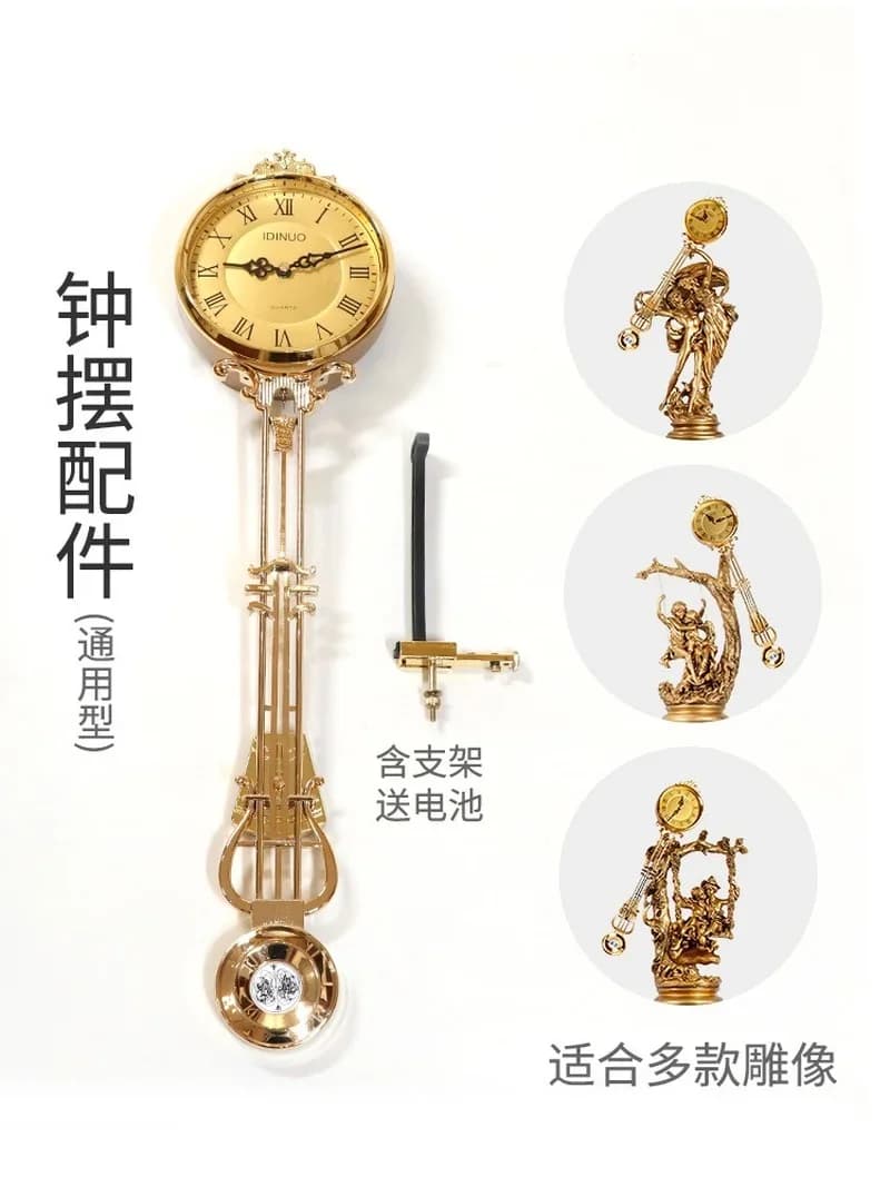 Orologio da terra accessori a pendolo soggiorno in stile europeo orologio a pendolo orologio da tavolo movimento orologio al quarzo verticale parti