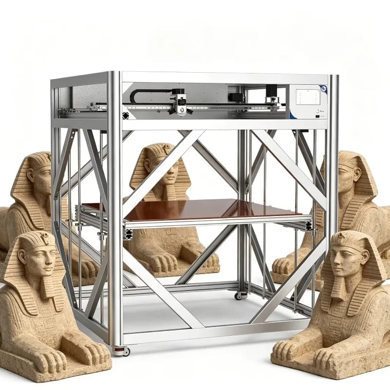 Industrial Dual Extruder 3D Printer Water Cooling Fully Enclosed Cabinet Supports PLA Filament Printing