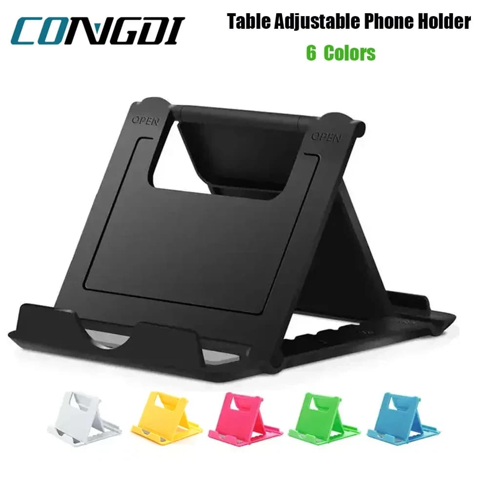 Table support bracket for phone Adjustable table support for Ipad IPhone Samsung Xiaomi Huawei Universal folding mobile phone support