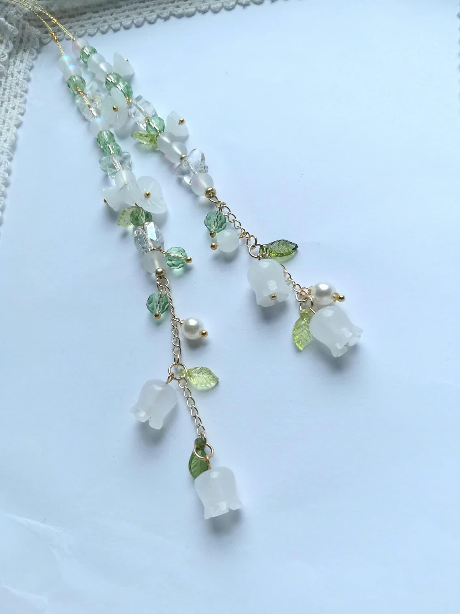 BJD Blythe handmade Eye change crystal pull rope per sleeping eye six strand rope rinforzo Lily of the valley