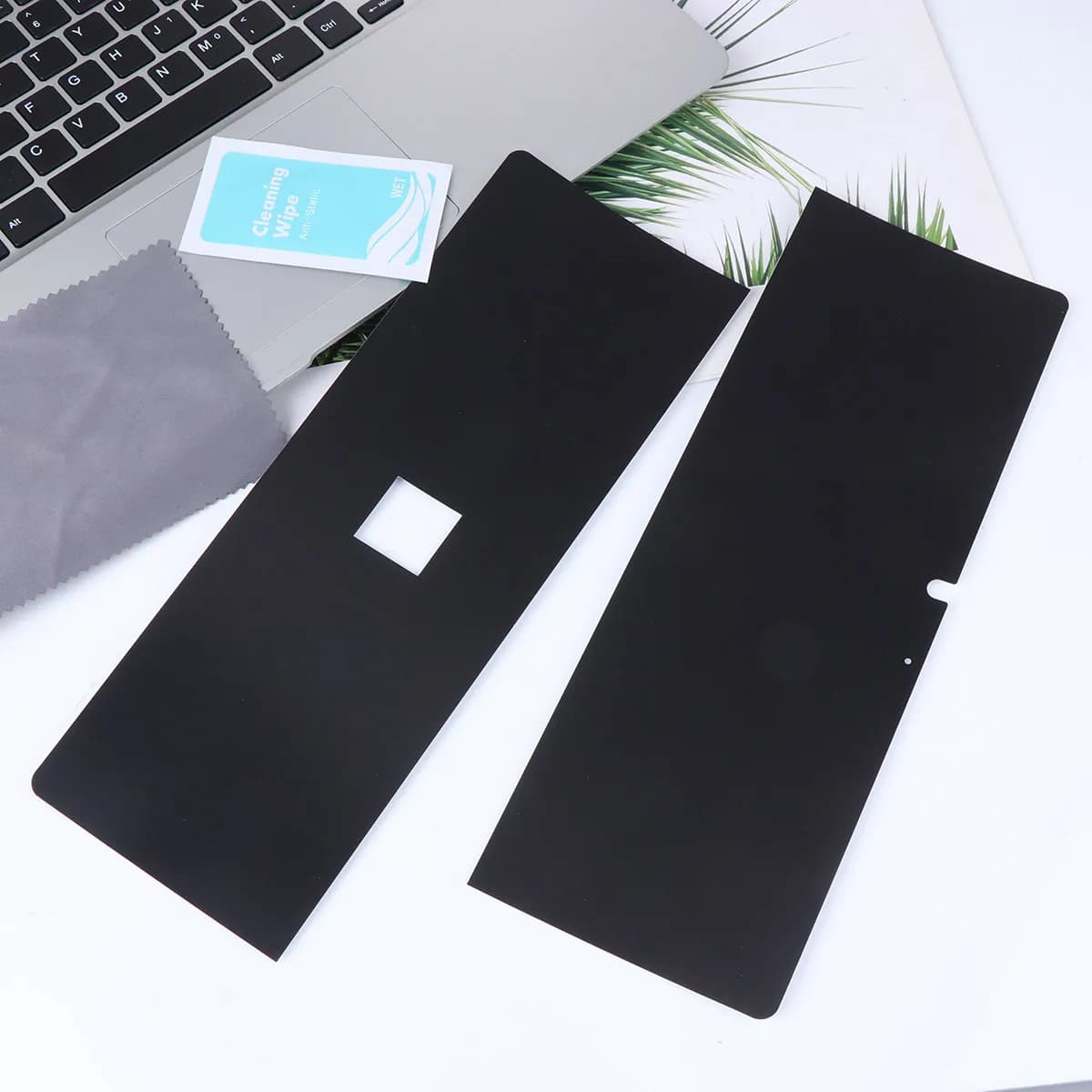 1Pcs Tablet Pc Protective Sticker Pet Material Anti-Wear Computer Sticker Compatible Black Reusable Self-Adhesive