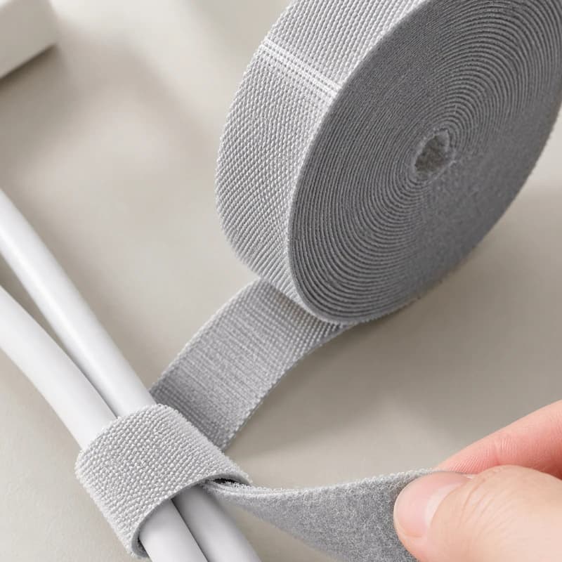 Self Gripping Cable Management Tape Reusable Cuttable Cord Organizer Strap For Charger Wire Earphone Cable Desktop Arrangement