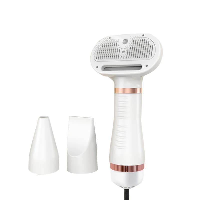 Pet Hair Dryer 2 in 1 Cleaning Products Pet Brush Dog Hair Dryer Adjustable Temperature Dog Brush