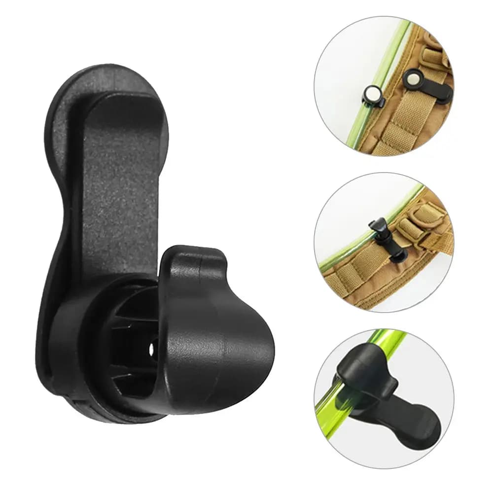 for Bag Backpack Camping Outdoor Tools Hiking Water Bladder Bag Cilp Tube Clip Hydration Pack Drink Tube Clip