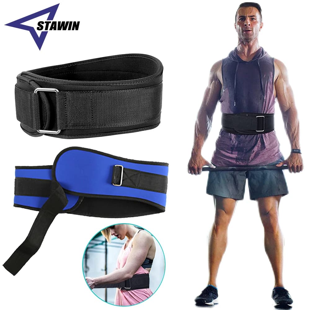 1 PC Fitness cintura per sollevamento pesi per uomo e donna bilanciere manubri allenamento supporto per la schiena palestra Squat Dip Powerlifting tutore per il polso