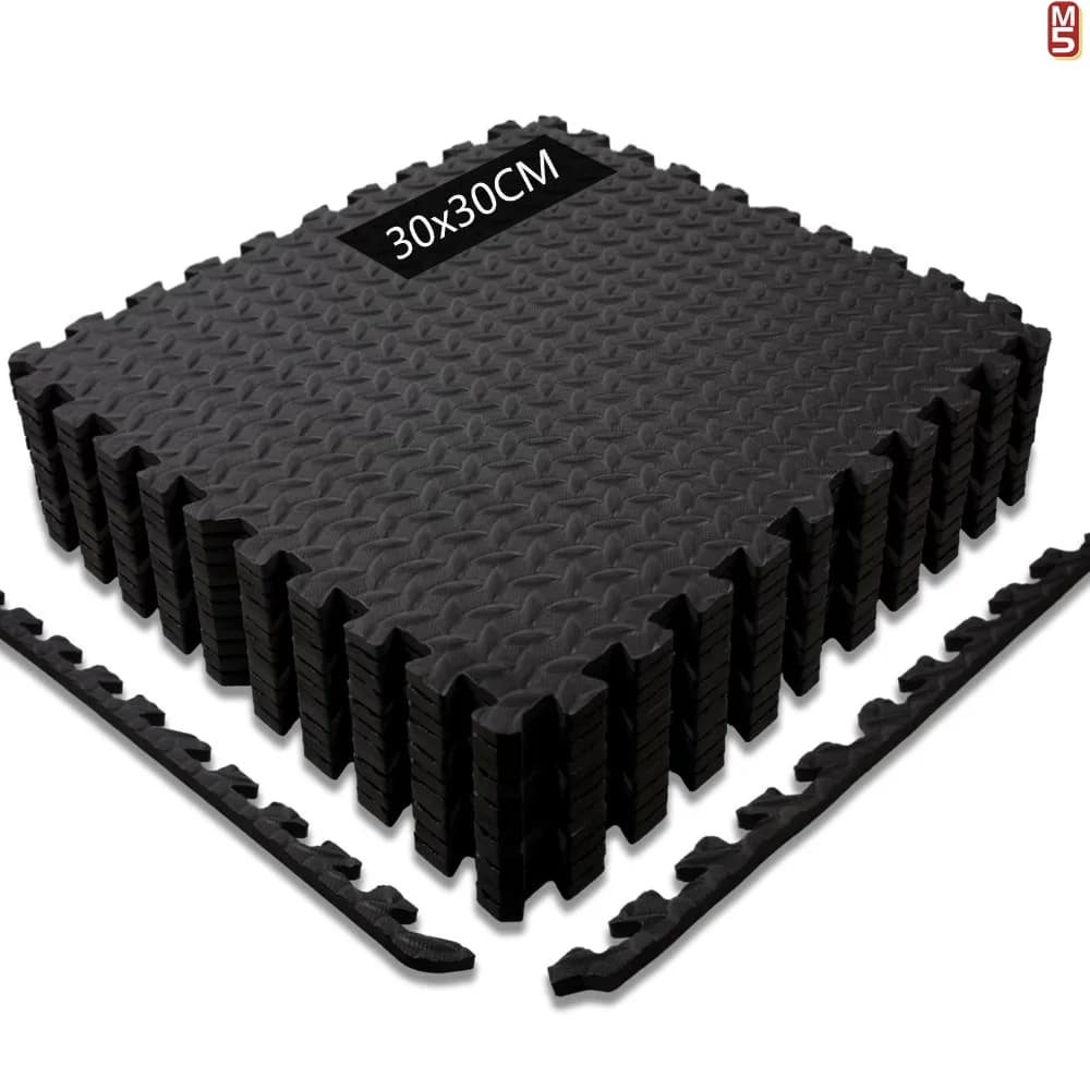 EVA Foam Puzzle Exercise Mat for Home Gym, Ink Gym Mats with Typing Mat with Non-slip Surface