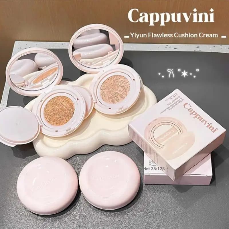 'Cappuvini Air Cushion BB Cream Moisturizing Corrector for face, foundation, oil control, complete cover, waterproof face cosmetics'