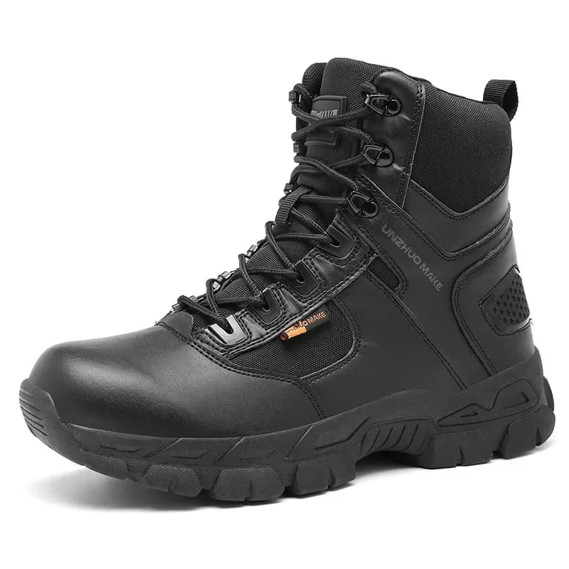 Stivali da uomo alla caviglia impermeabili da caccia nel deserto scarpe da trekking unisex stringate da uomo scarpe da arrampicata per moto di marca