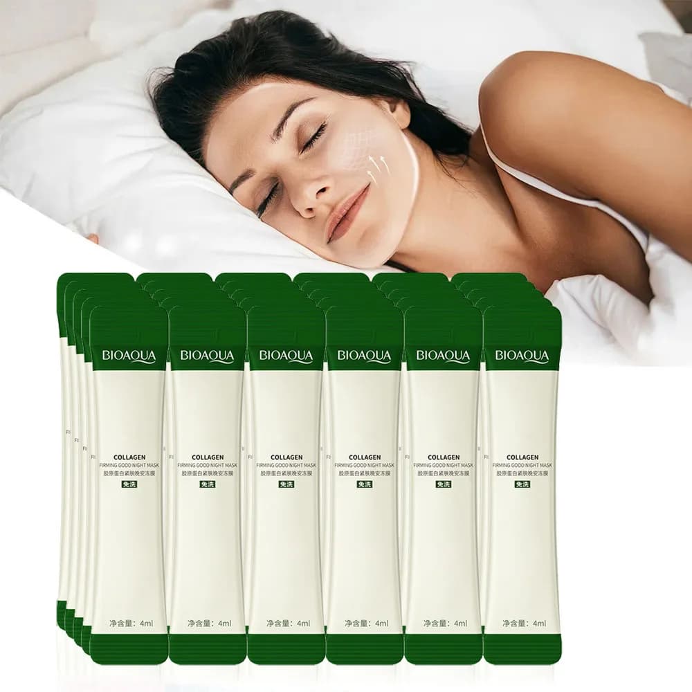 30 pcs BIOAQUA Collagen Face masks for sleeping Hydrating Anti-wrinkles Nutrient face mask for sleeping Masks without washing for face