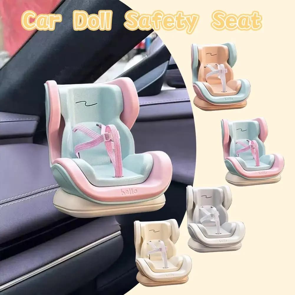 Car Seat for Dolls 17 cm Cute Scented Accessory Car Air Grips Deodorant Decor Interior Car Box Blind Doll Accessories