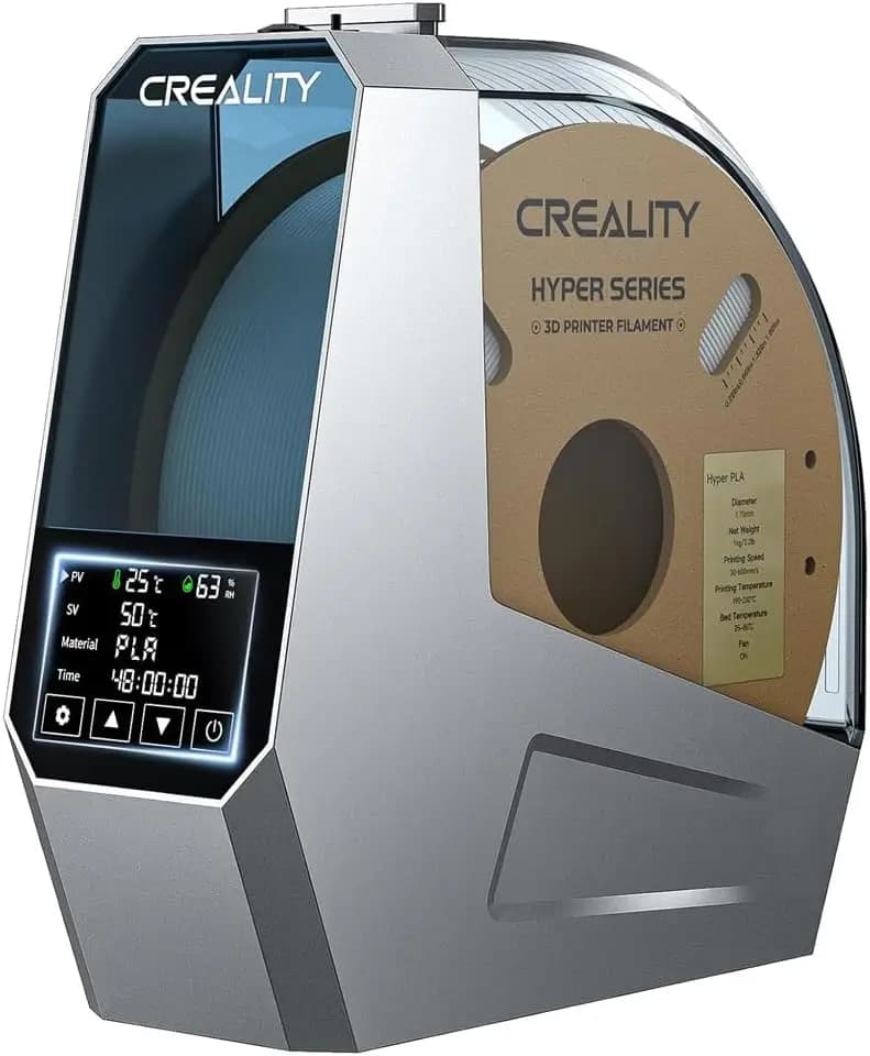 Essiccatore per Filamenti 360 ° Riscaldamento Rapido 110W PTC, Schermo Touch LCD, Impostazione con Un Solo Tasto per PLA ABS TPU PETG, Compatibile con Bobine da 1KG