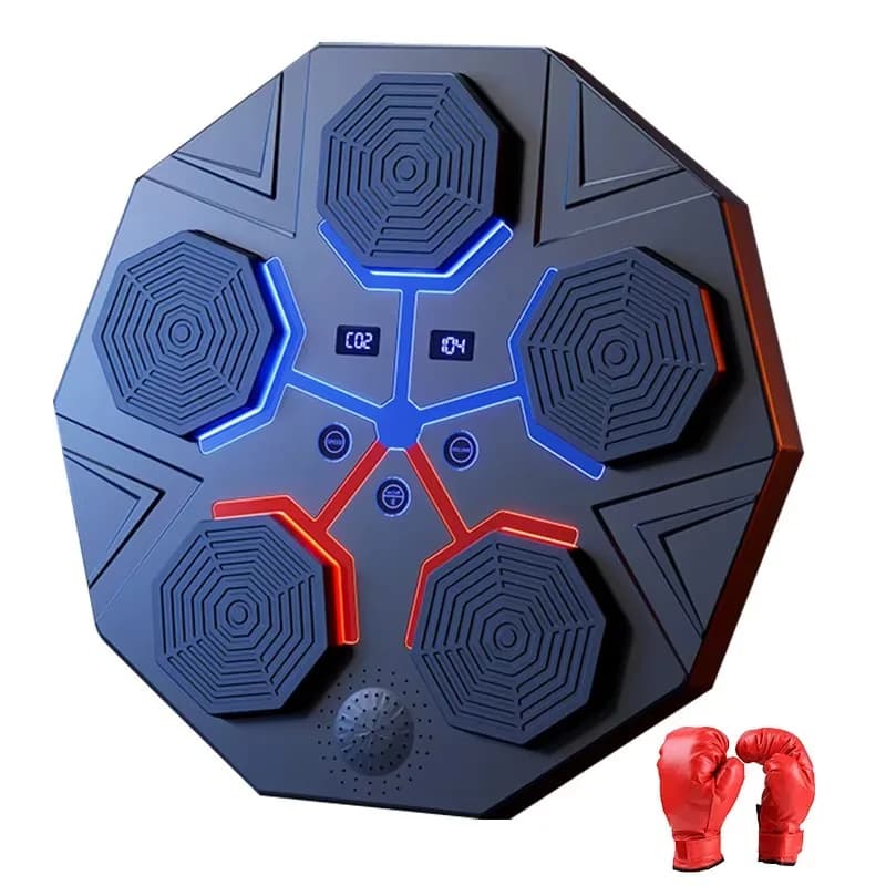 Wall mounted music boxing machine with electronic punching machine
