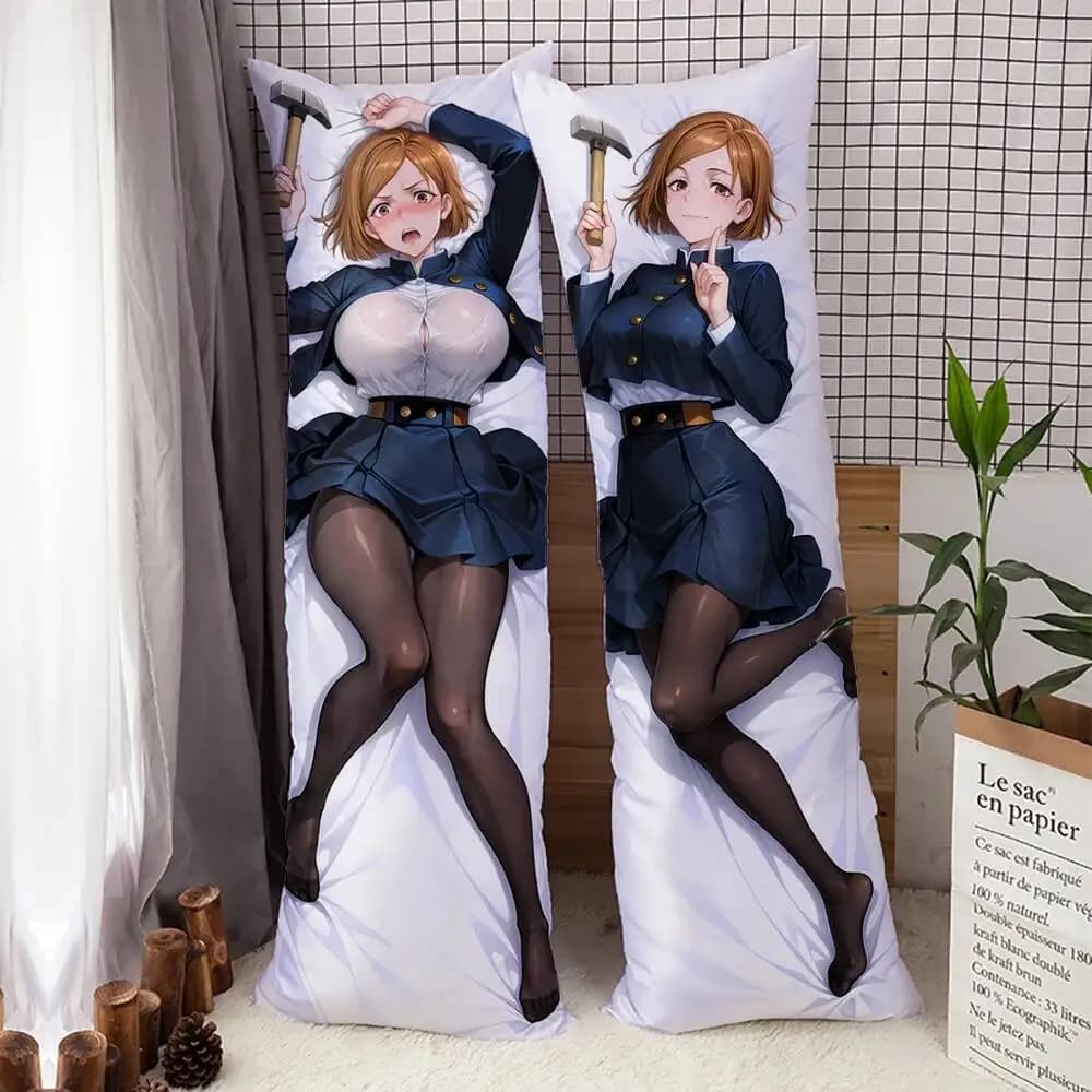 2025 Anime Kugisaki Nobara Dakimakura Hing Body Federa per cuscino HD Stampato Federe lunghe Biancheria da letto per la casa Decorazione 6 dimensioni