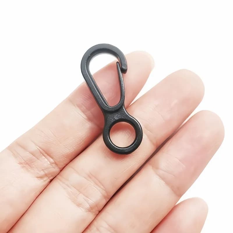 Pack of 57 Snap Hooks, Easy to Clip and Unclip, for Camping, Keychains and Backpack Gear, Easy to Install