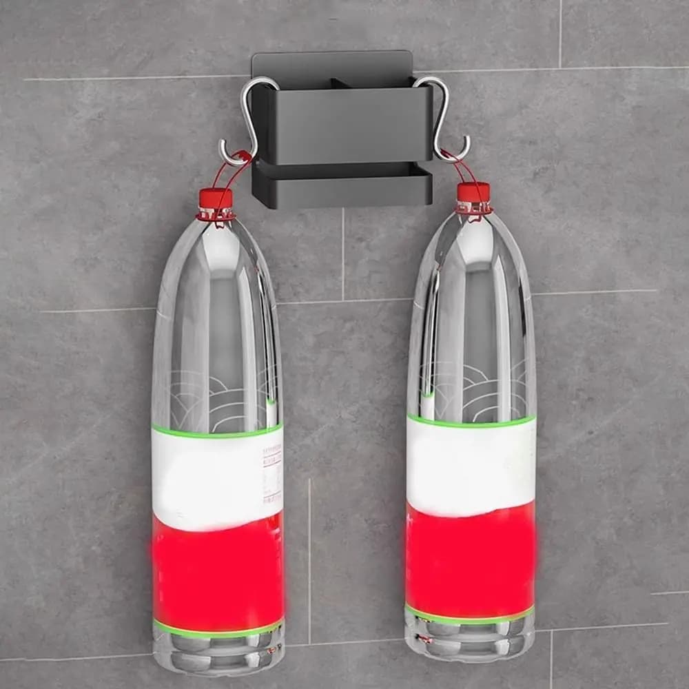 Portaspazzolini Resistente Senza Foratura, Impermeabile, Salvaspazio, Porta Dentifricio da Parete, Organizzatore per Pettini e Accessori da Cucina
