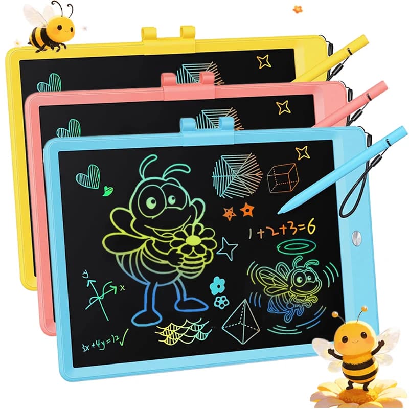Tavoletta LCD da 10 pollici per scrittura e disegno, lavagna per graffiti per bambini, blocco per schizzi, lavagna per scrittura a mano, lavagna magica, giocattolo educativo, regalo