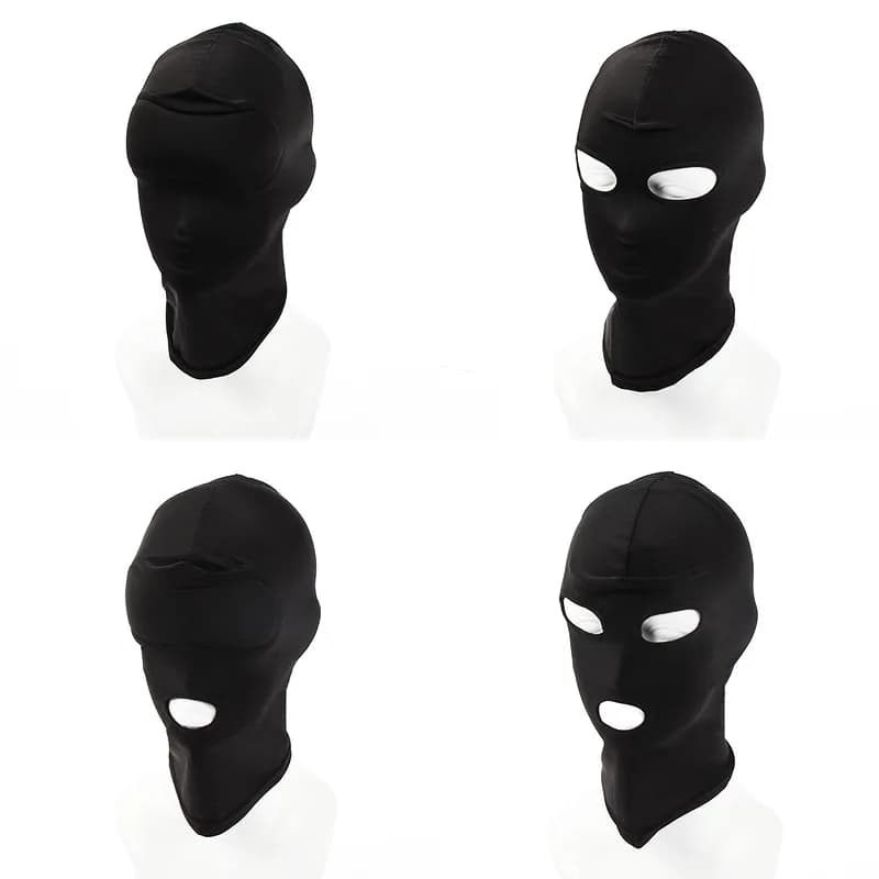 Fetish Harness Head Hood BDSM Slave Game Bondage Restraint Face Mask Erotic Sex Toys Role Play for Couples Master Anal Gay Adult