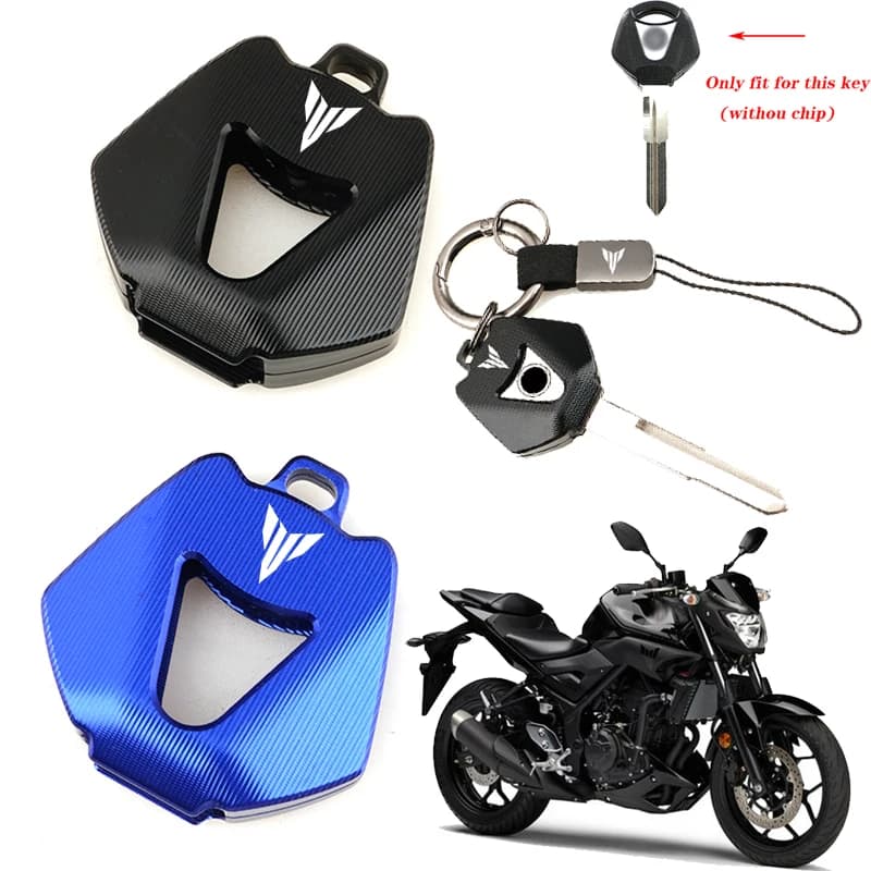 New Laser engraving For YAMAHA MT09 MT07 MT03 MT10 MT25 MT125 Motorcycle Key Case Shell Cover Chain Keycase Keyring Accessories