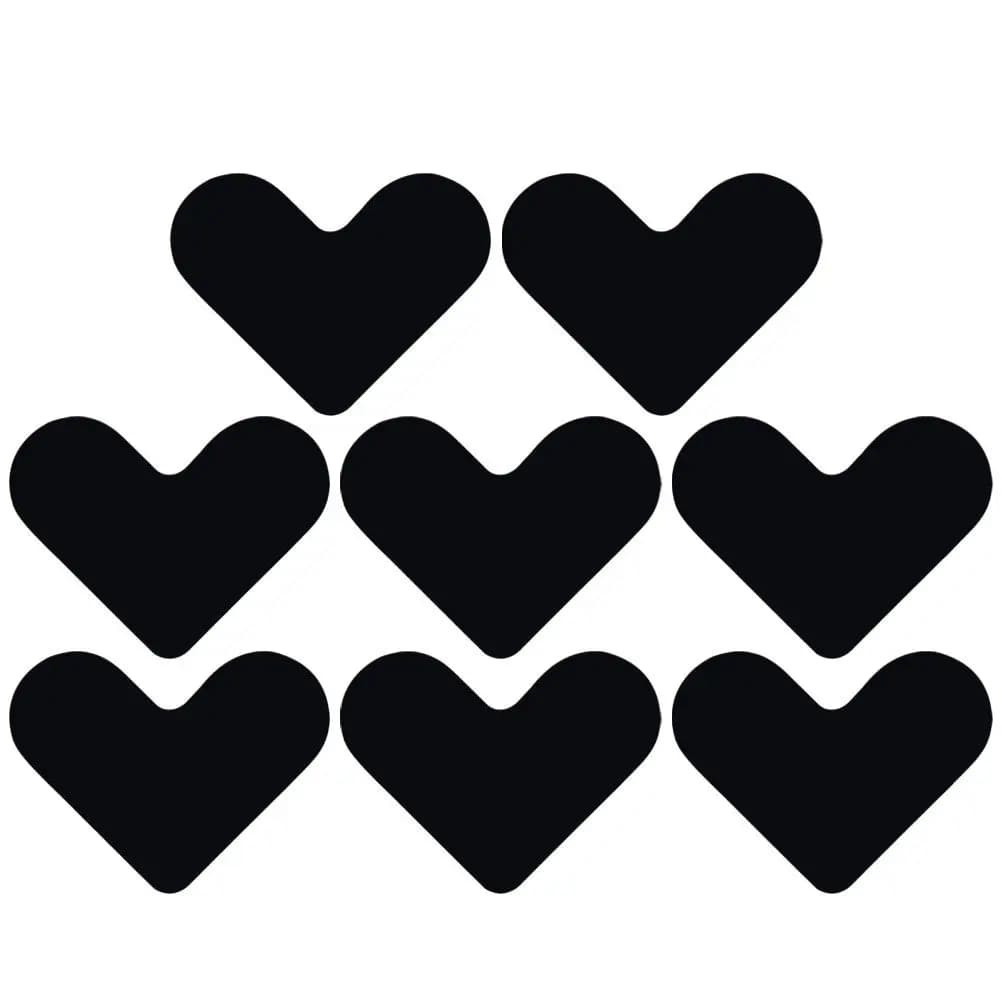 8Pcs Non Skid Rug Pad Carpets Grippers Heart Shape Tape for Area Rugs on Hardwood Tile Laminate Floors Carpet Gripper
