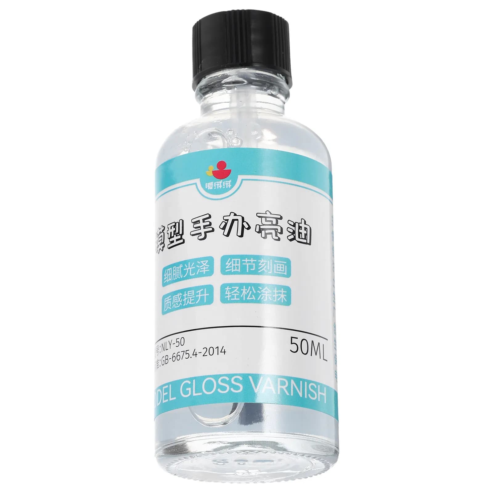 Vernice Sigillante per Argilla ad Asciugatura all'Aria 50ml, Finitura Lucida, Impermeabile, Ignifuga, Resistente alle Crepe per Argilla Polimerica, Gesso, Ceramica, Legno