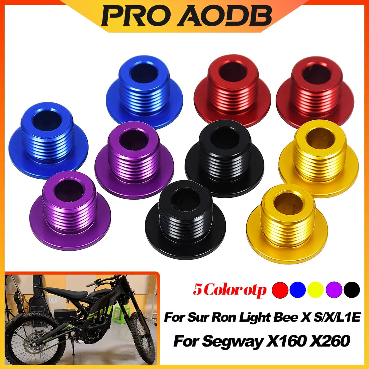 M16*1.5P Front Wheel Screws For Surron Sur-Ron Sur Ron Lightbee X S Light Bee L1E For Segway X160 X260 Electric Dirt Bike E-Bike