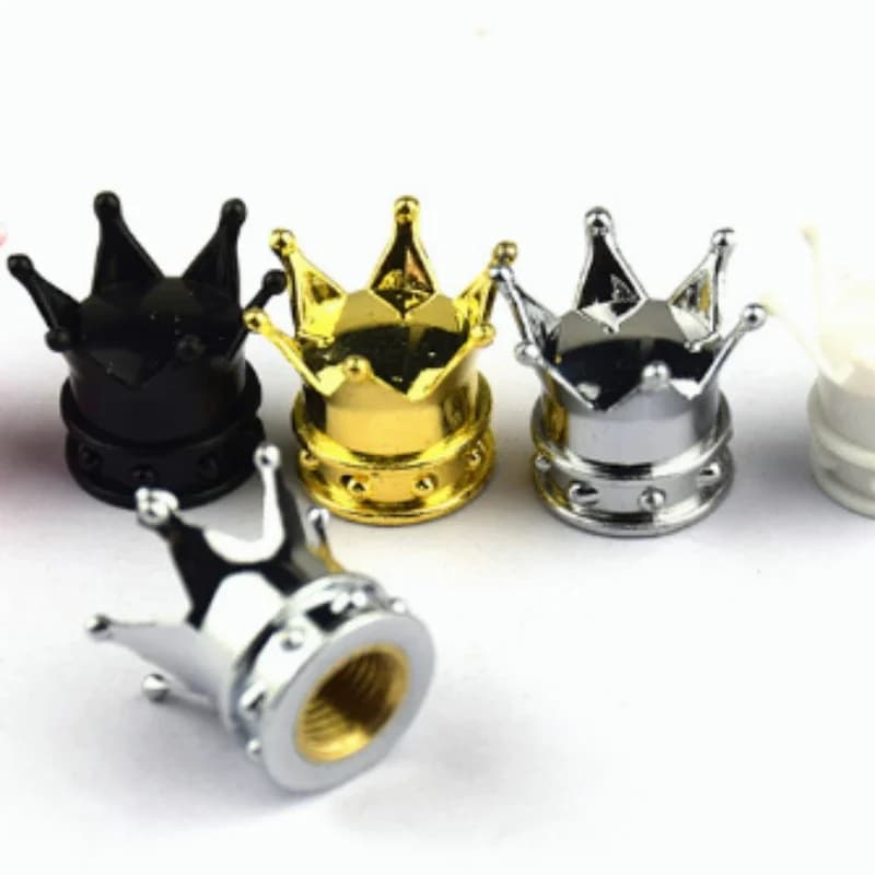 4Pcs Tire Valve Stem Caps – Universal Dustproof Waterproof Covers for Car, Truck, Motorcycle Wheel Decorations
