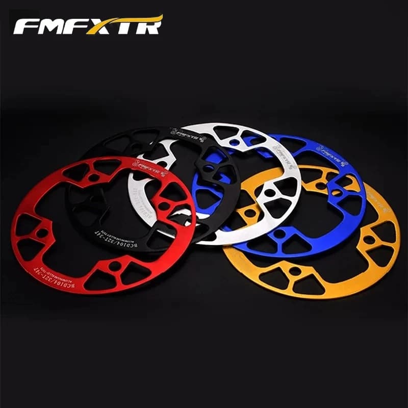 104BCD Protezione per corona per bici Protezione per corona per mountain bike 32/34/36/38/40/42T Copertura per protezione ruota dentata MTB