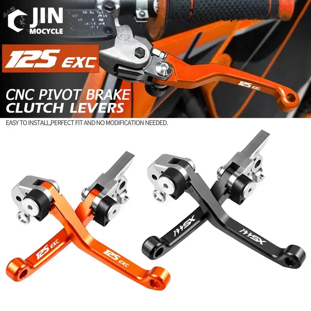 Per K-T-M 125 EXC 125SX XCW 144 SX 2004-2006 2007 2008 Moto Pieghevole Perno DirtBike Freno Leve di Frizione Cavo Maniglia A Leva