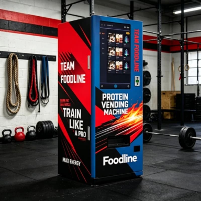 FL Customized Commercial Customizable Automatic Protein Shake Beverage Vending Machine High Capacity Powder Dispenser