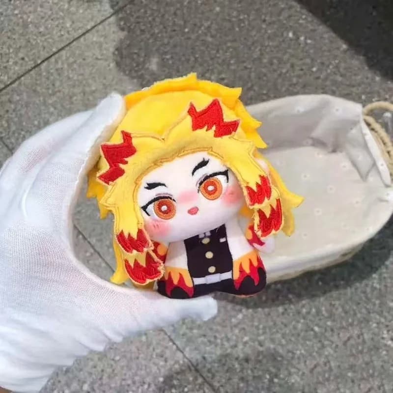 Nuovo in Stock: Peluche Anime Demon Slayer Rengoku Kyoujurou da 10 cm, Bambola di Peluche, Ciondolo per Zaino, Giocattoli e Regali