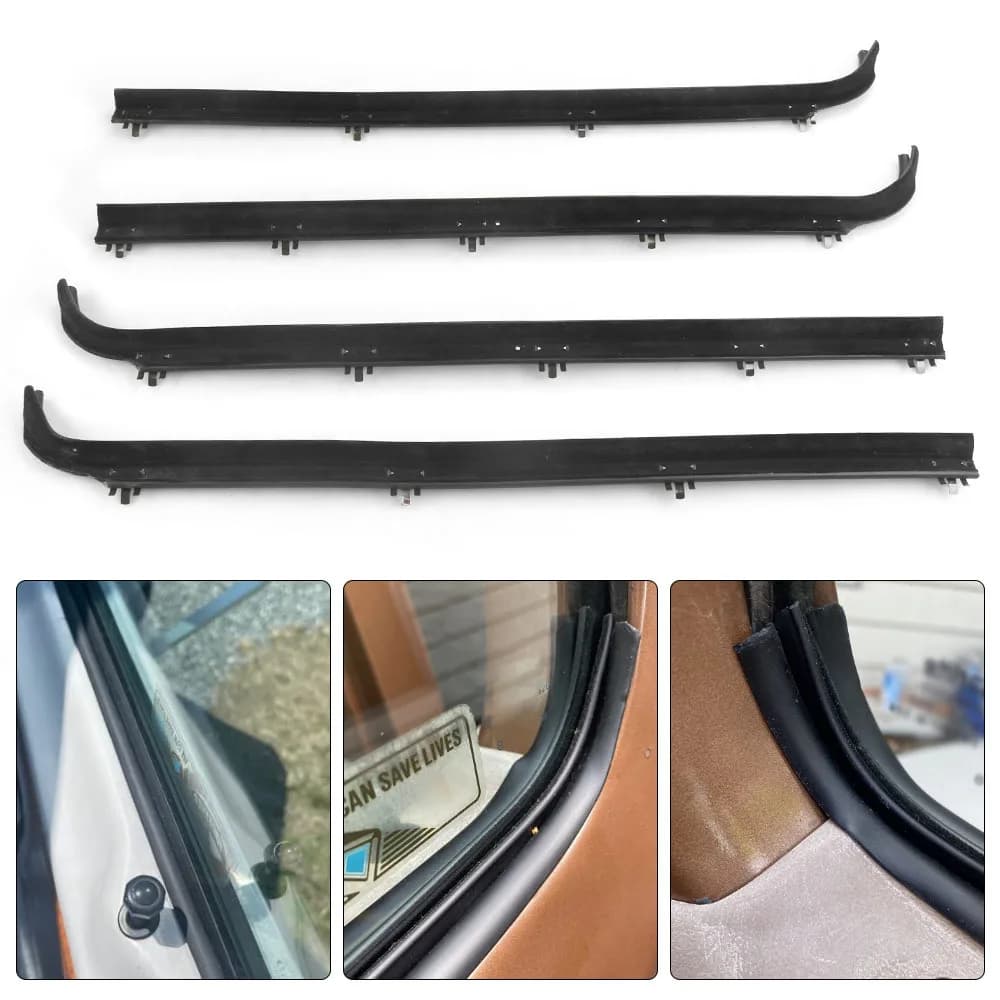 Kit Guarnizioni per Finestrini Interni ed Esterni per Ford F150 F250 F350 Bronco F2TZ1521457A Accessori Interni