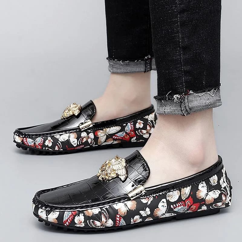 Men's Coiffeur Driver Moccasins Men's Shoes Signed Luxury Italian Women casual butterfly office brief on moccassini hombre