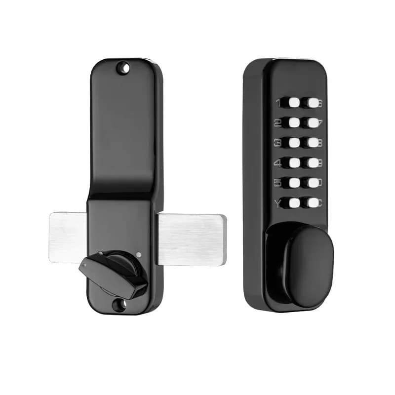 Doppia porta, ponte rotto in alluminio, vetro, serratura a combinazione, password elettronica, intelligente