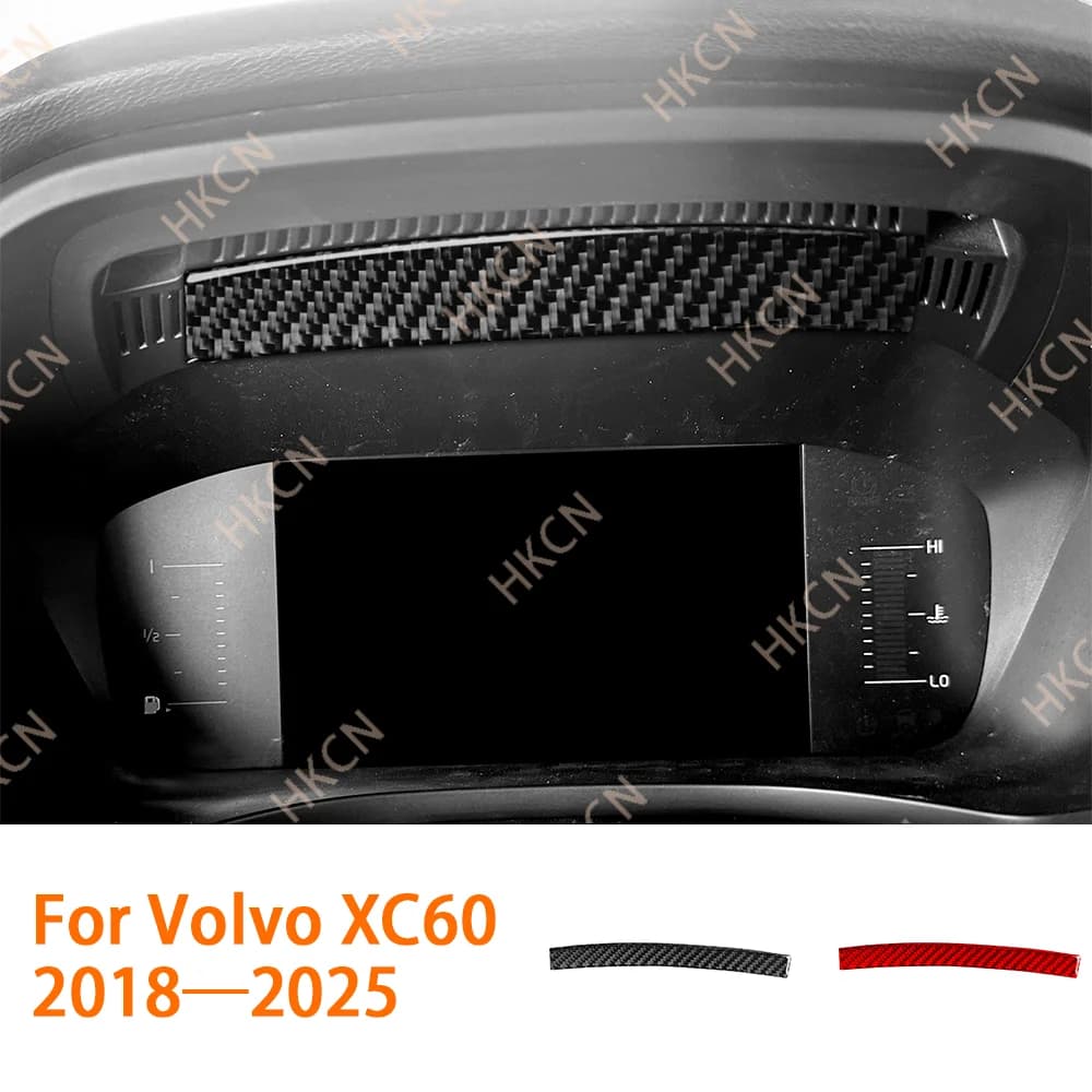 Dashboard Corno Tool Speaker Panel Accessories Car Cover Interior Trim Sticker For Volvo XC60 2018—2025 Carbon Fiber Decalcomanie