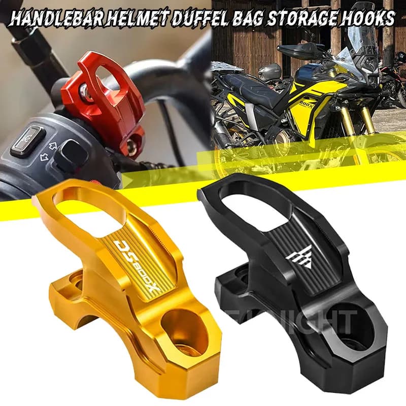 Gancio per Casco Moto e Borsa Portaoggetti per VOGE 800 DSX RALLY 800DSX DS800X DS525X DS625X DS900X 2024 2025 2026