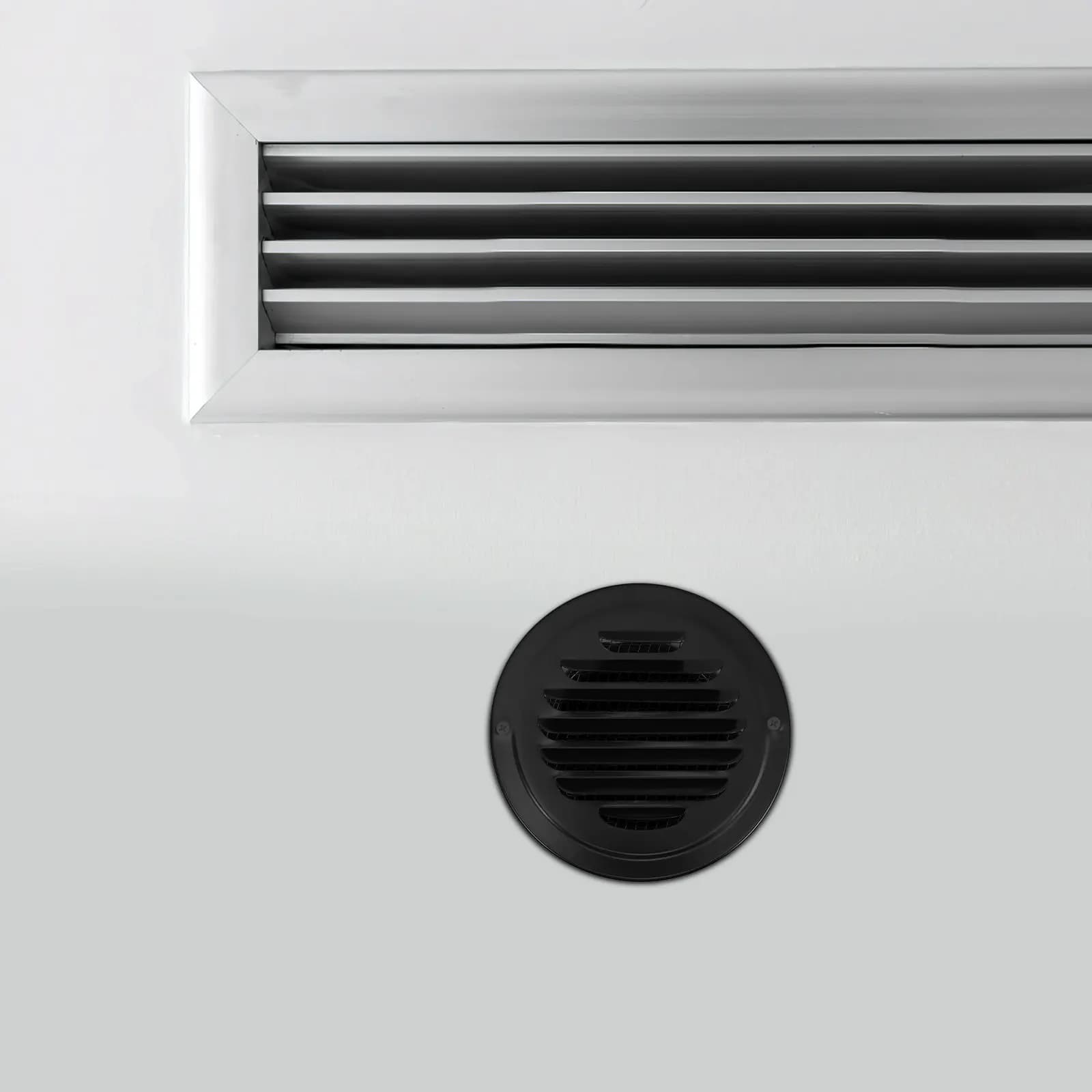 Round Stainless Steel Vent Cover for Air Conditioning Hvac Systems Ceiling Wall Soffit Diffuser Ventilation Grille Air Flow