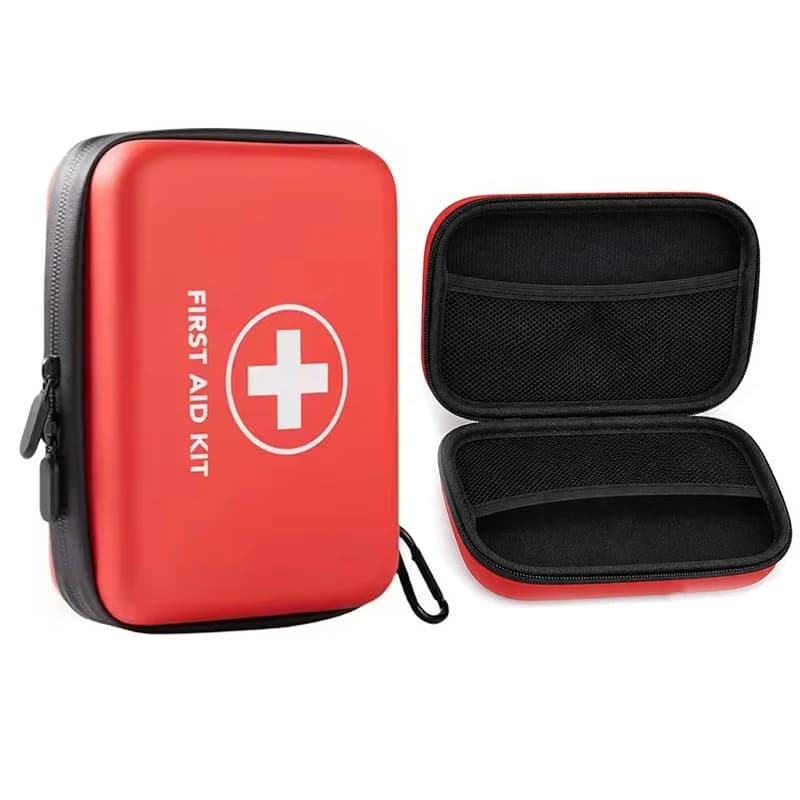 Portable First Aid Kit Waterproof EVA Hard Shell Case Mini Rescue Survival Kit For Home School Travel Car Medical Storage Case