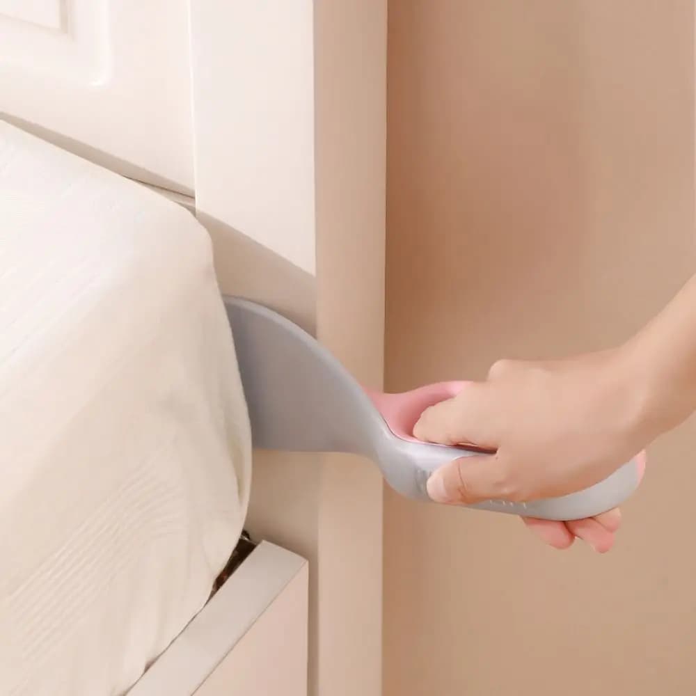 Sollevatore Ergonomico per Letto Portatile con Funzione di Rimozione Tappeti, Cambia Lenzuola Efficiente e Salva Lavoro, Sollevatore Materasso per Uso Domestico